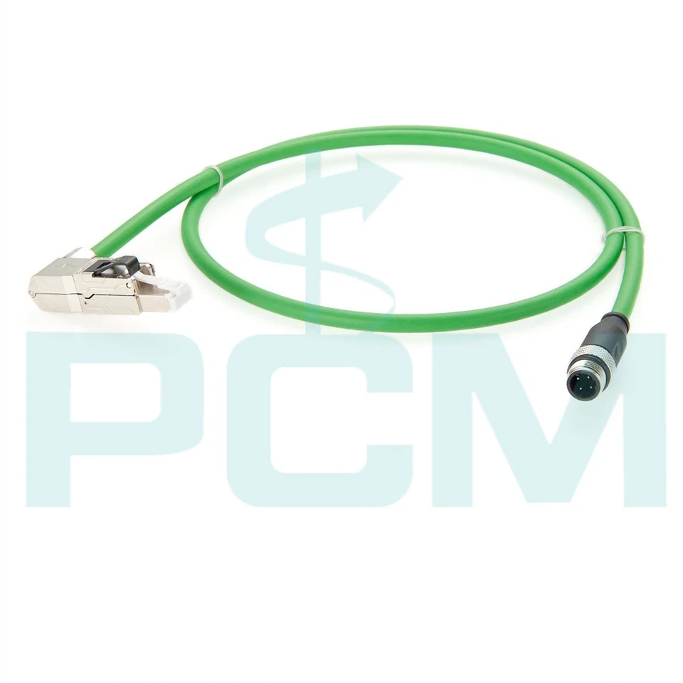 M12 D Code 4 PIN do RJ45 Ethernet kabel