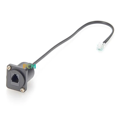 D serija modularni RJ9 RJ11 prirubnica za montiranje